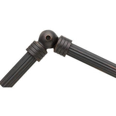 Paris Texas Hardware Quick Ship 1 3/8 Inch Hinged Resin Elbow