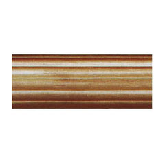House Parts 4 Foot - 1 3/8" Reeded Wood Pole For Curtains