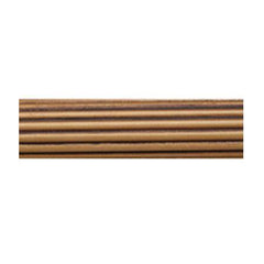 Select 12 Foot Reeded 3" Wood Drapery Pole