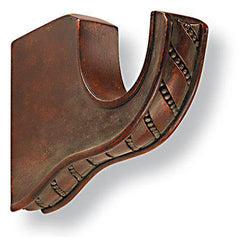 Paris Texas Hardware Quick Ship 1 3/8 Inch Williams 3 Inch Return Single Bracket