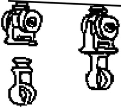 Forest Group Wheeled Connected Snap Carrier for Ripplefold* in plastic sleeve
