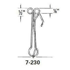 Graber 3 Inch Slip in Hook 1/2 Inch Drop