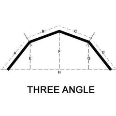 Graber Three Angle Bay Window Traverse Rod - bent to your specs free!