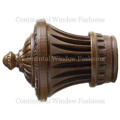 Kirsch 1 3/8 Inch Wood Trends Charleston Finial