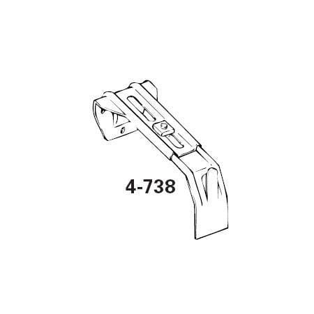 Graber Dauphine Metal Supports 6 1/4 - 8 1/2 Clearance