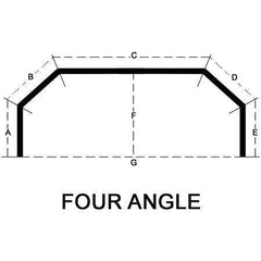 Graber Four Angle Bay Window Traverse Rod - yes, they do exist!