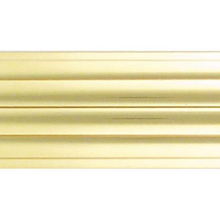 Vesta Solid Brass Reeded Tubing - 10 FT