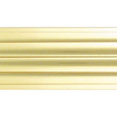 Vesta Solid Brass Reeded Tubing - 8 FT