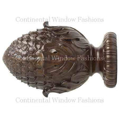 Kirsch Oakleaf Cone Finial