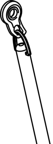 Forest Group 3/8 Inch Diameter Fiberglass Wand 48 Inch With Adaptor