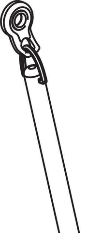 Forest Group 1/2 Inch Diameter Acrylic Wand 48 Inch With Adaptor