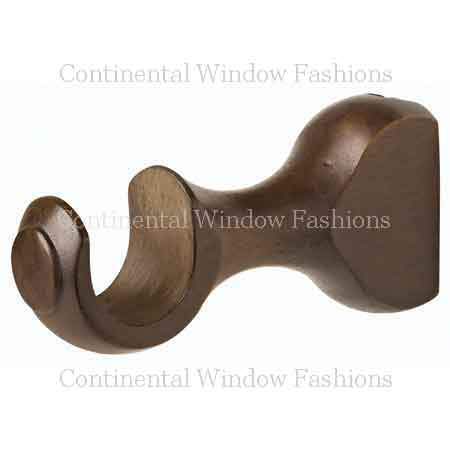 Kirsch 1 3/8 Inch Wood Trends Euro Style Wood Center Support Bracket