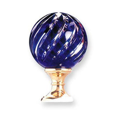 Vesta Crystal Magic Blown Lead Crystal Finial  2-colored  581266