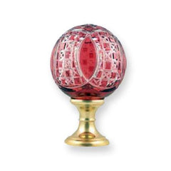 Vesta Crystal Magic Blown Lead Crystal Finial  2-colored  581268