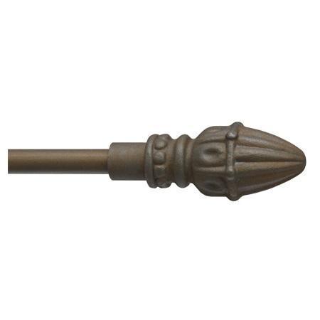 ONA Drapery 1/2 inch Wrought Iron Acer Finial