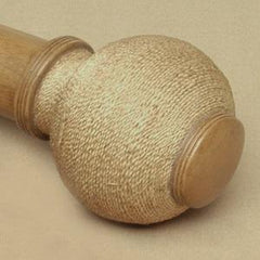 Robert Allen Polynesian Abaca Rope Finial - Pair