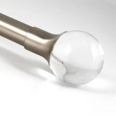Brimar Tuxedo Clear Acrylic Ball Finial