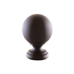 Select Rustic Elegance Iron Image Ball Finial for 2 1/4 inch Pole