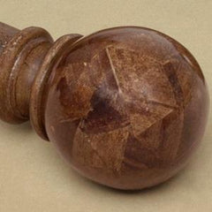 Robert Allen Polynesian Banana Leaf Finial - Pair