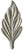 ONA Drapery 1 5/8 inch Wrought Iron Crown Finial