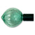 Orion Eclectic Collection Glass Onion Shaped Finial (1 Inch Rod)