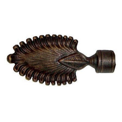 House Parts Fan Finial For 1" Wrought Iron Poles