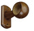 Menagerie Urban Dwellings Tribeca Finial for 1 3/8 Inch Poles