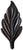 ONA Drapery 1 5/8 inch Wrought Iron Charlemagne Finial