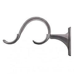 Kirsch Designer Metals 1 3/8 Inch Double Decorative Bypass Bracket