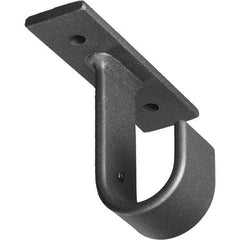 ONA Drapery Standard Base Ceiling Wrought Iron Curtain Rod Bracket