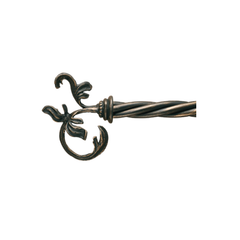 Finial Company Steel Collection 1 1/2"-1 3/4" SF14-FC1