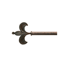 Finial Company Steel Collection 1 1/4" SF216