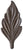 ONA Drapery 1 5/8 inch Wrought Iron Britannia Finial