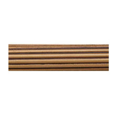 Select 2 1/4 Inch Fluted Wood Poles Premium Finishes