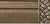 Finial Company 2 1/4 Inch Reeded Wood Poles (Walnut Gold with Gray Accents)