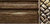 Finial Company 2 1/4 Inch Smooth Wood Poles (Walnut Gold)