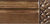 Finial Company Steel Collection Square Tube Pole for 1" Finial (Walnut)