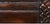 Finial Company 2 1/4 Inch Wide Reeded Wood Poles (Walnut Gold with Gray Accents)