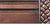 Finial Company Reeded Wood Pole (Mahogany Rust with Gold)