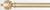 LJB 2 1/4 Inch Wood Poles Specialty Colors (Fluted) (12 foot pole)