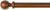 LJB 3 Inch Wood Poles Standard Colors (Dark Walnut)