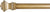 LJB 2 1/4 Inch Wood Poles Specialty Colors (Fluted) (4 foot pole)