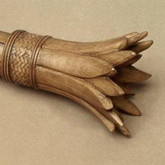 Robert Allen Polynesian Tropical Finial - Pair