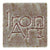 Iron Art By Orion 352 Square Ring With Eyelet For 1/2 To 1 Inch Diameter Rods