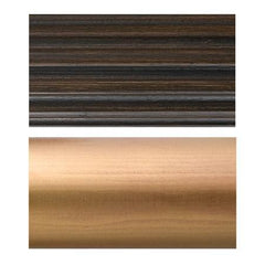 Paris Texas Hardware Quick Ship 2 1/4 Inch Smooth Wood Pole 6 Feet