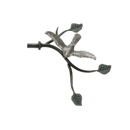 Finial Company Steel Collection Finial 3/4" Bird