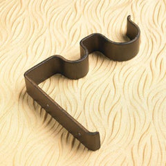 Cassidy West 1 1/2 Inch Wrought Iron Forged Double Brackets