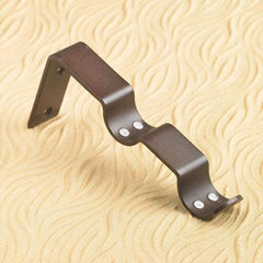 Cassidy West Contemporary Metal Magnetic Double Bracket for 1 Inch Rods