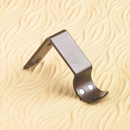 Cassidy West Contemporary Metal Magnetic Single Bracket for 1 Inch Rods