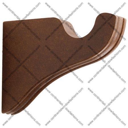 Kirsch Buckingham 1 3/8 Inch Wood Bracket 3 Inch Clearance